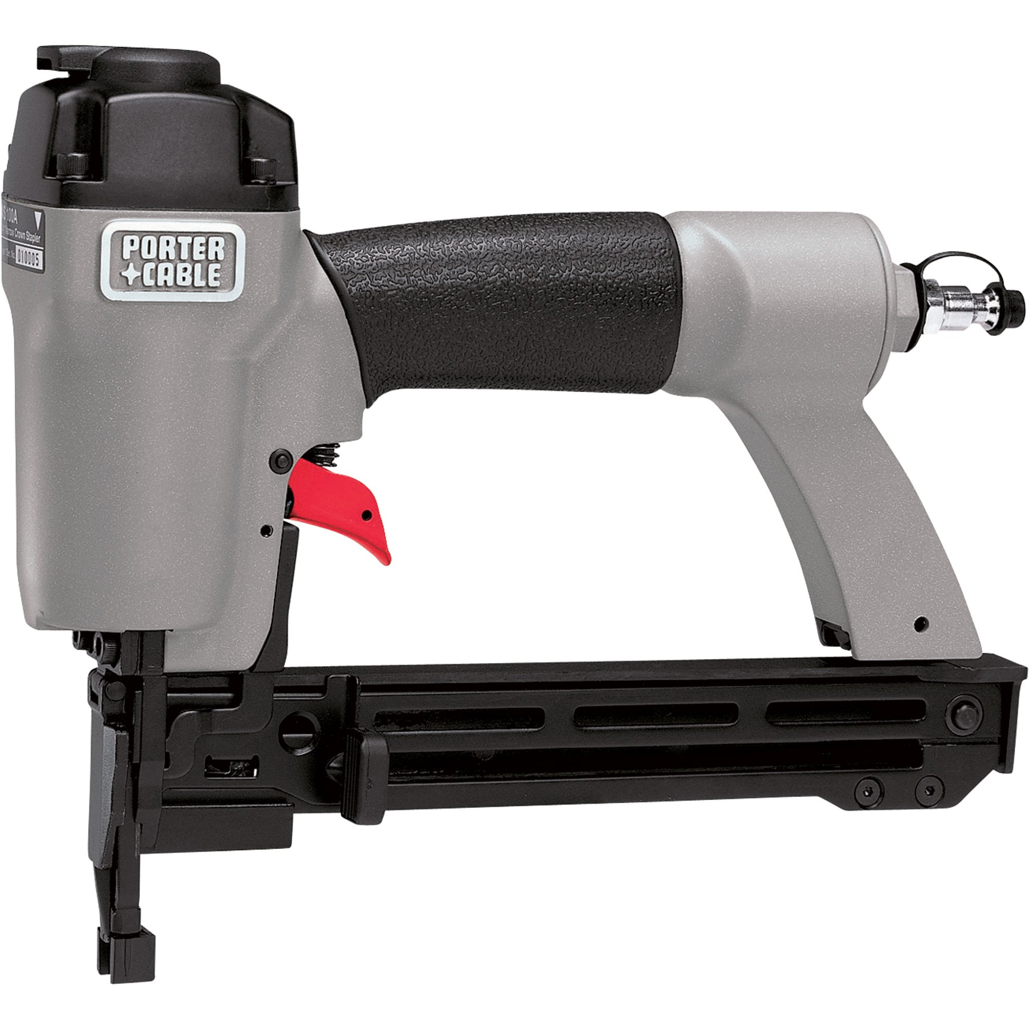 Porter Cable Crown Air Stapler — 18 Gauge, 1in. Nail Size, Model# NS100A